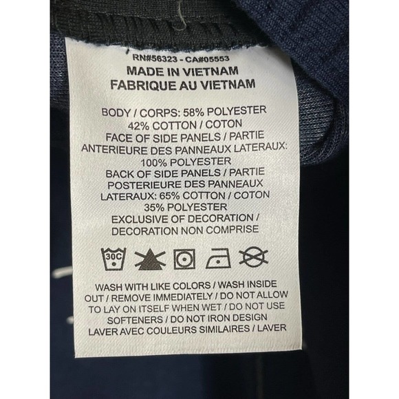 Nike Dri Fit Jogger Sweatpants‎ Womens L Navy Blue Elastic Waist Drawstring - Picture 10 of 12